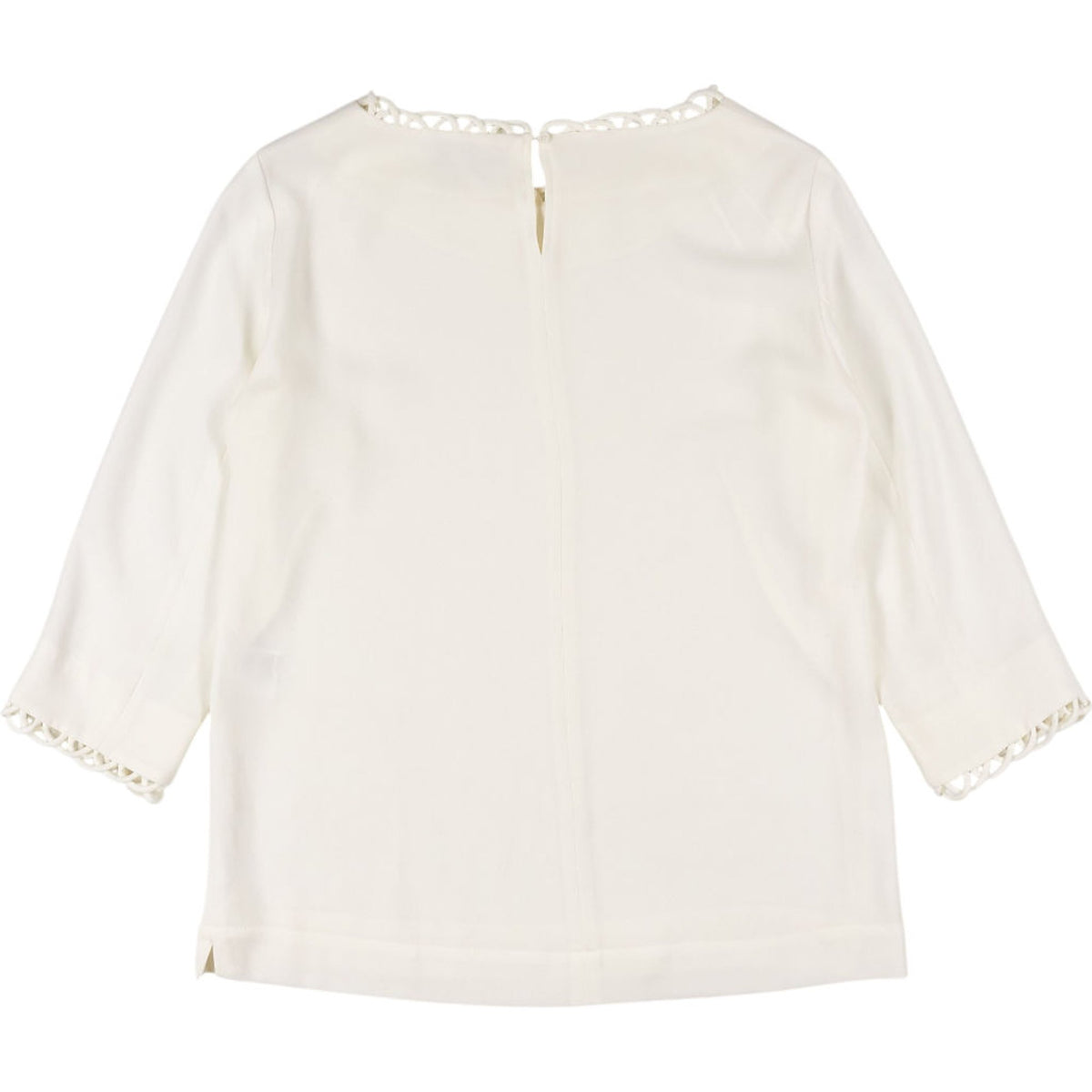 Gerard Darel White Trim Blouse