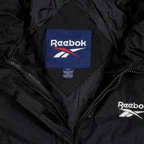 Vintage Reebok Black Hooded Jacket