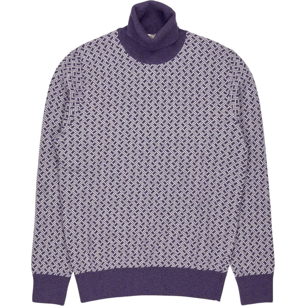 McGeorge Purple Turtleneck Sweater