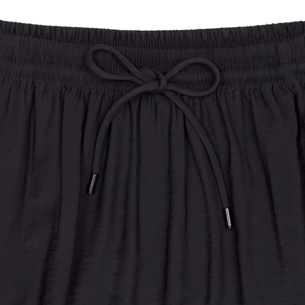 Hush Black Balloon Midi Skirt