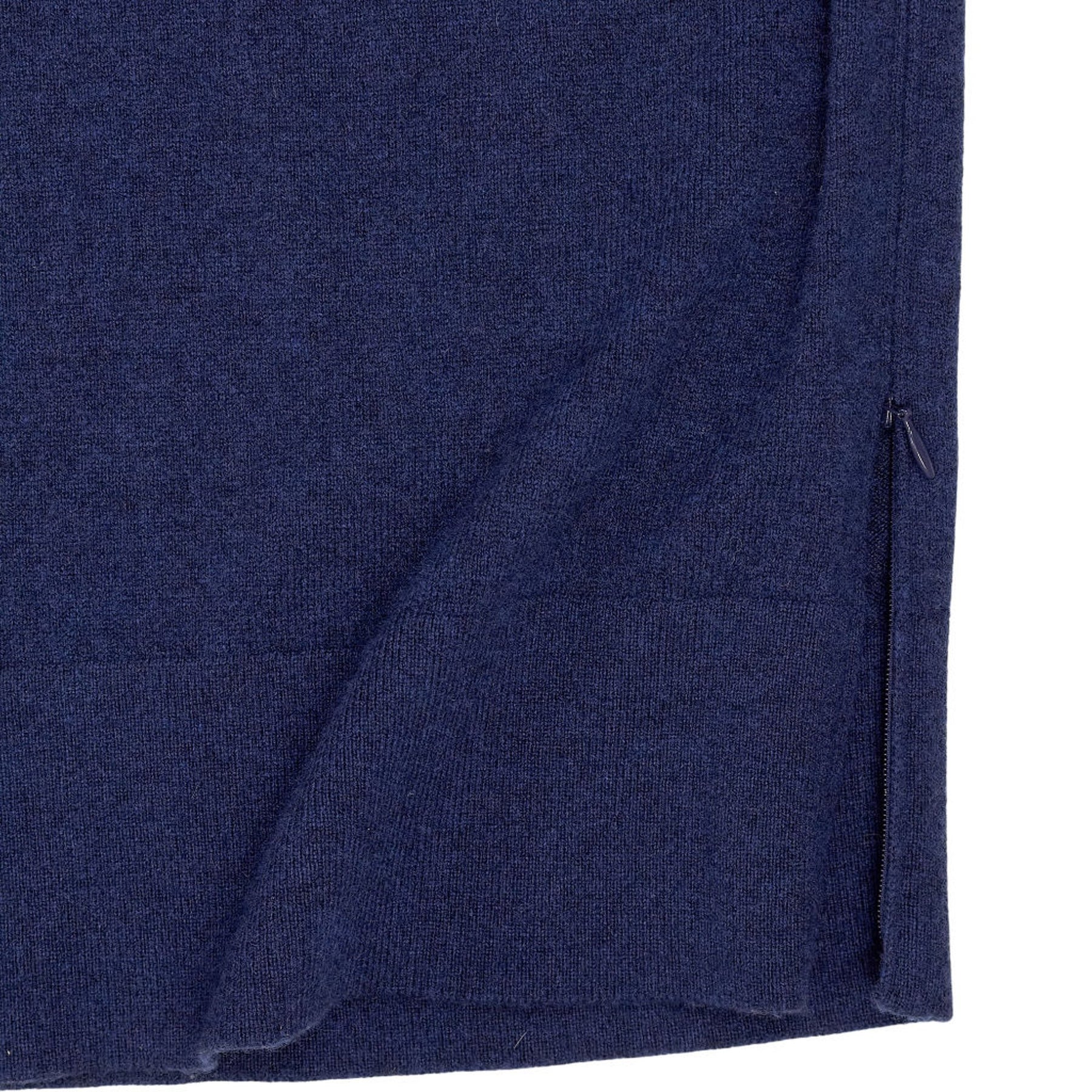 Akris Blue Cashmere Skirt