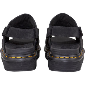 Dr. Martens Black Leather Kole Sandals