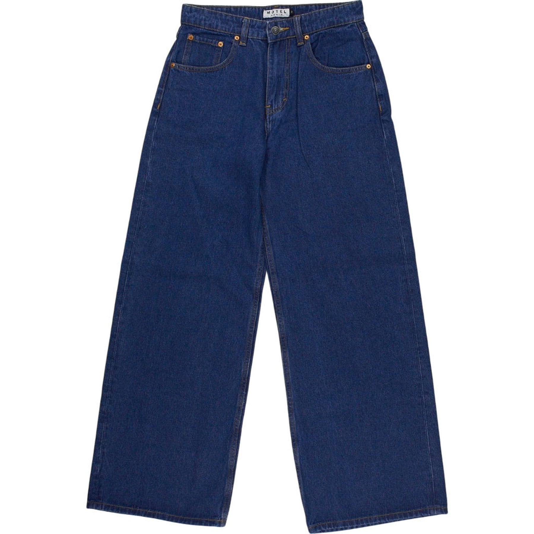 Motel Blue Wide Leg Jeans