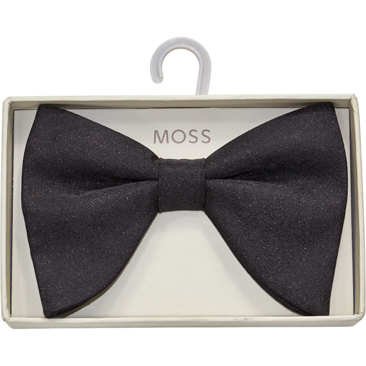 Moss Black Lurex Bow Tie
