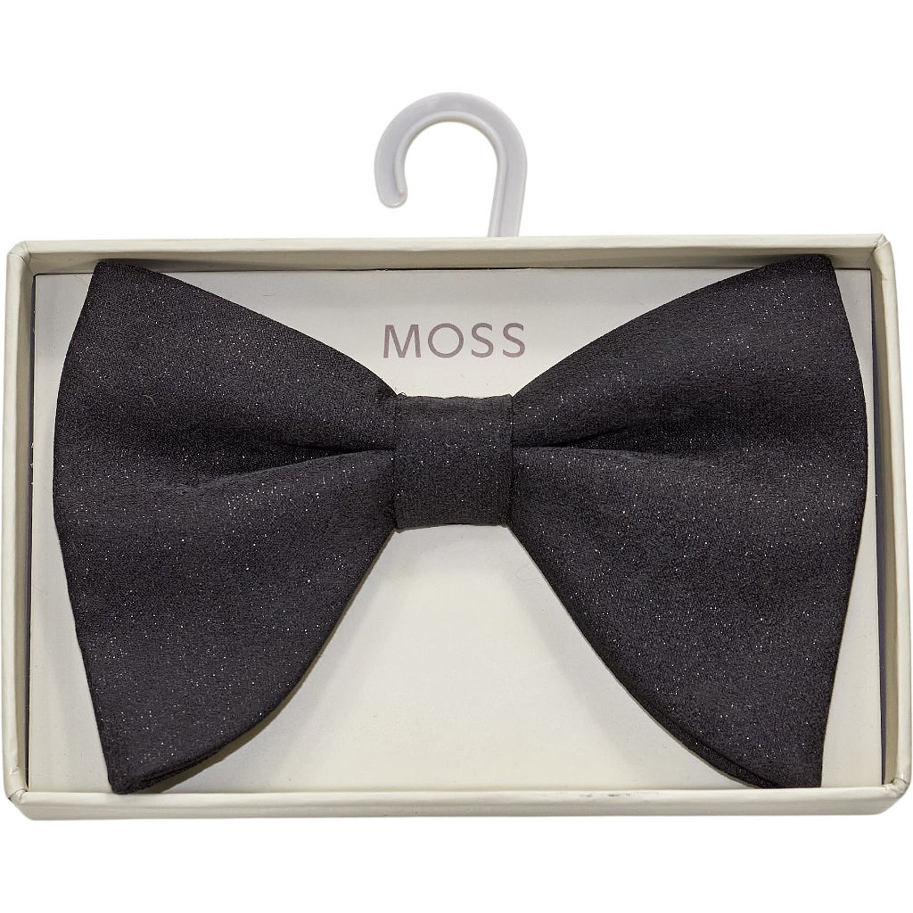 Moss Black Lurex Bow Tie