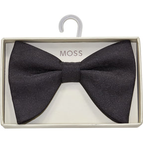 Moss Black Lurex Bow Tie