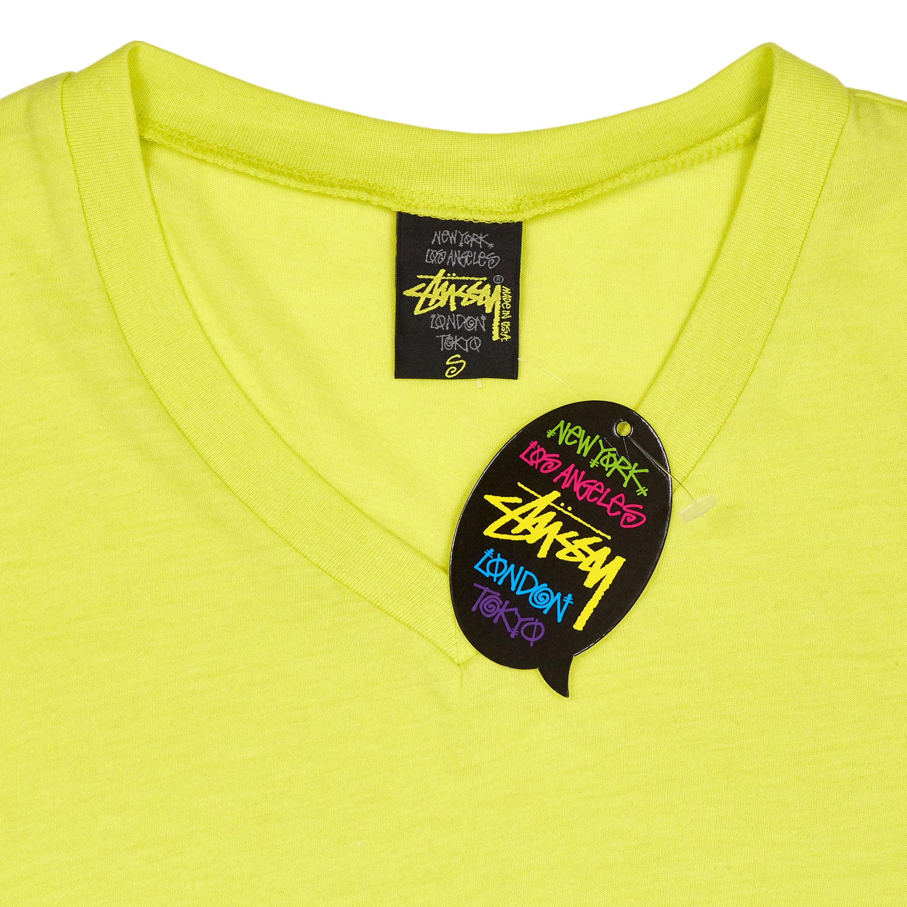 Stussy Neon Yellow T-Shirt