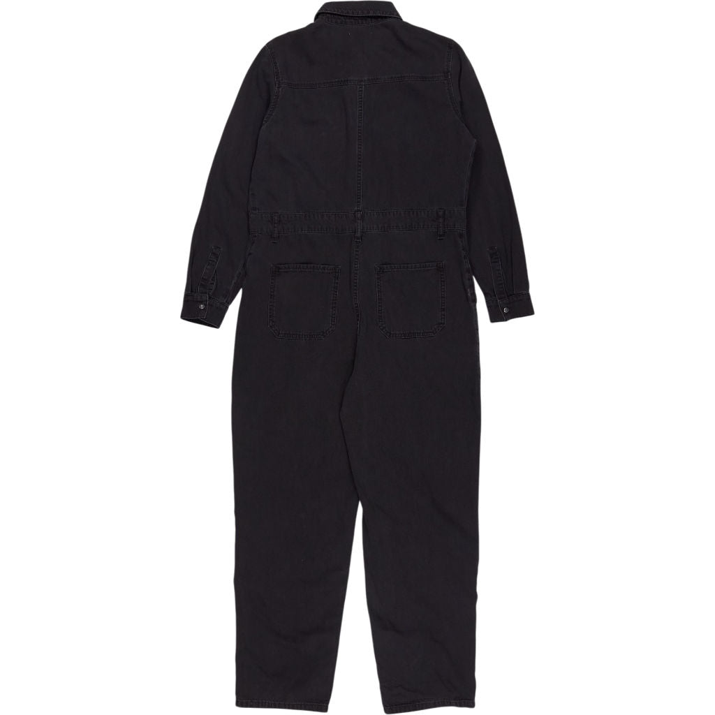 Hush Black Washed Jumpsuit