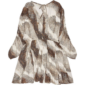 River Island Cream Print Dress
