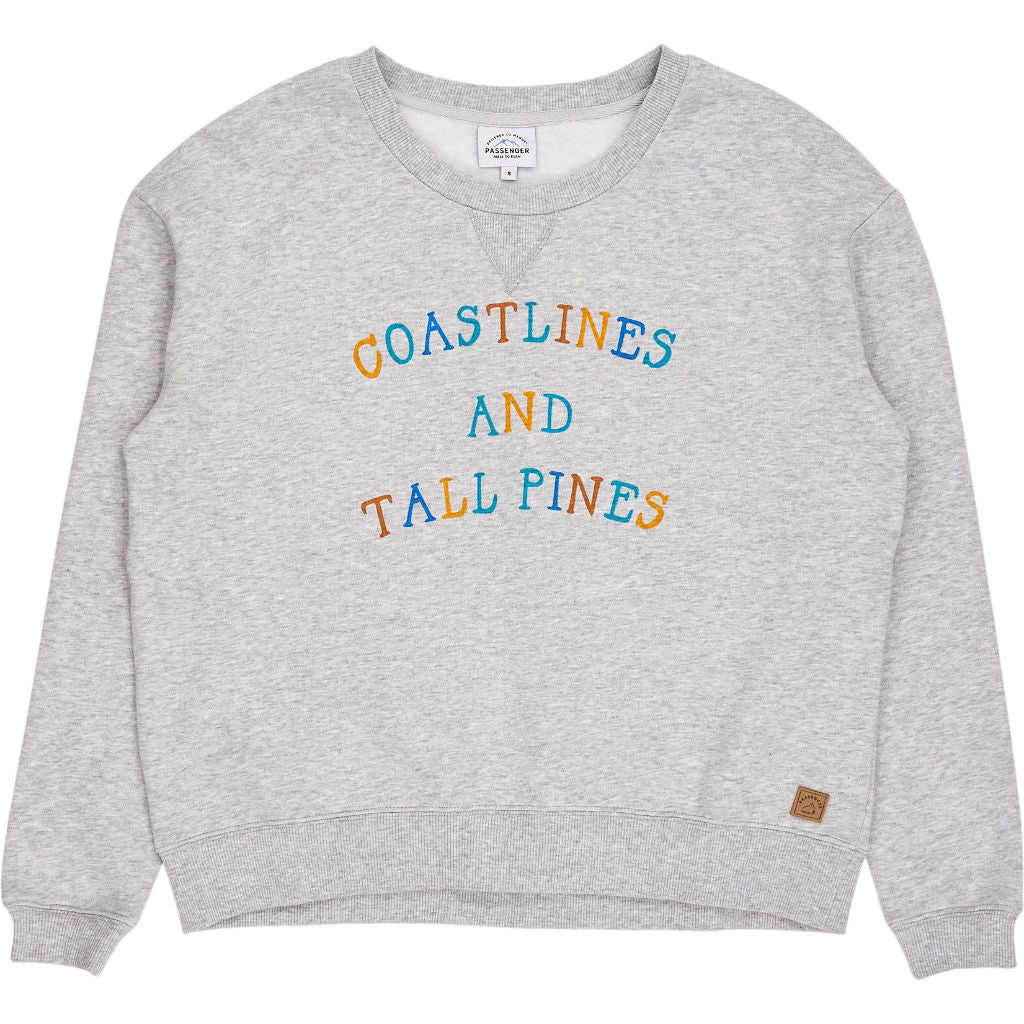 Passenger Grey Coastlines Sweatshirt