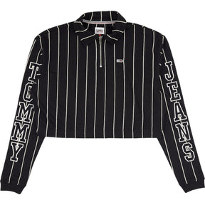 Tommy Jeans Black Stripe Crop Top