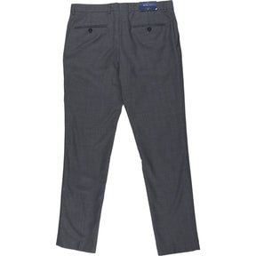 Moss Bros Grey Slim Fit Trousers 34R