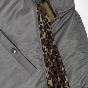 Junya Watanabe Grey Tweed Coat