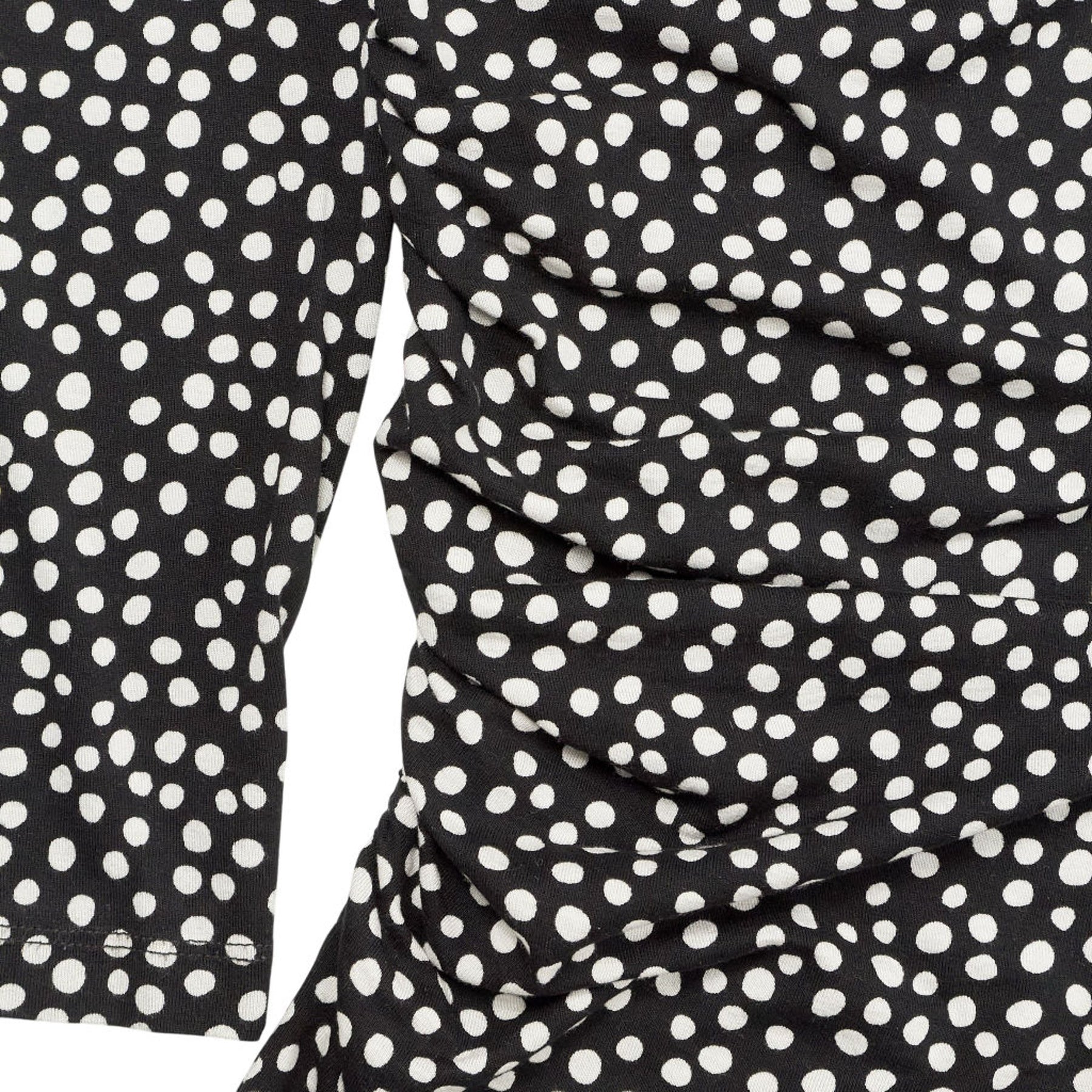 Isabella Oliver Black Polka Dot Long Sleeve Dress