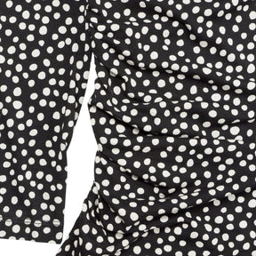 Isabella Oliver Black Polka Dot Long Sleeve Dress