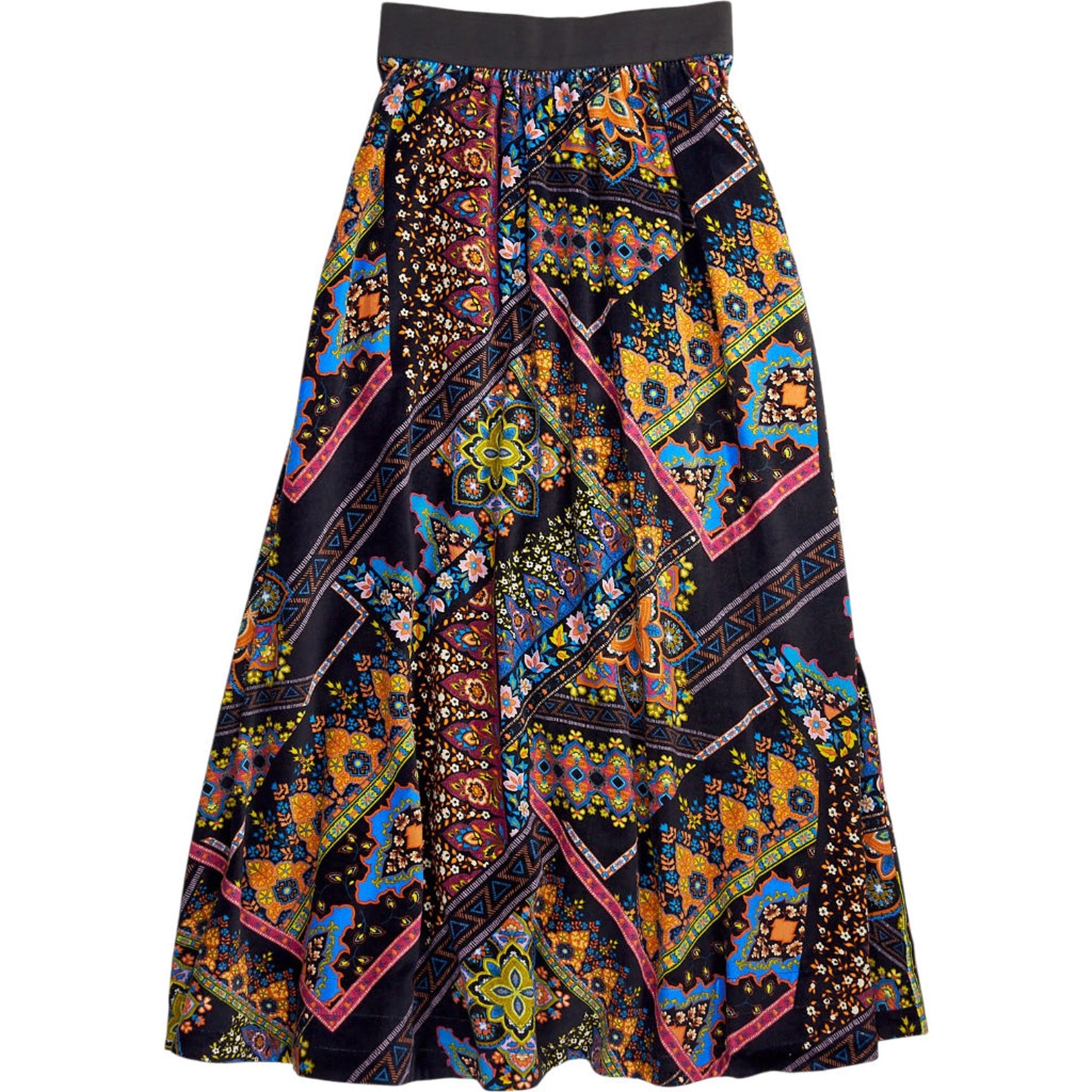 NRBY Multicoloured Cotton Maxi Skirt