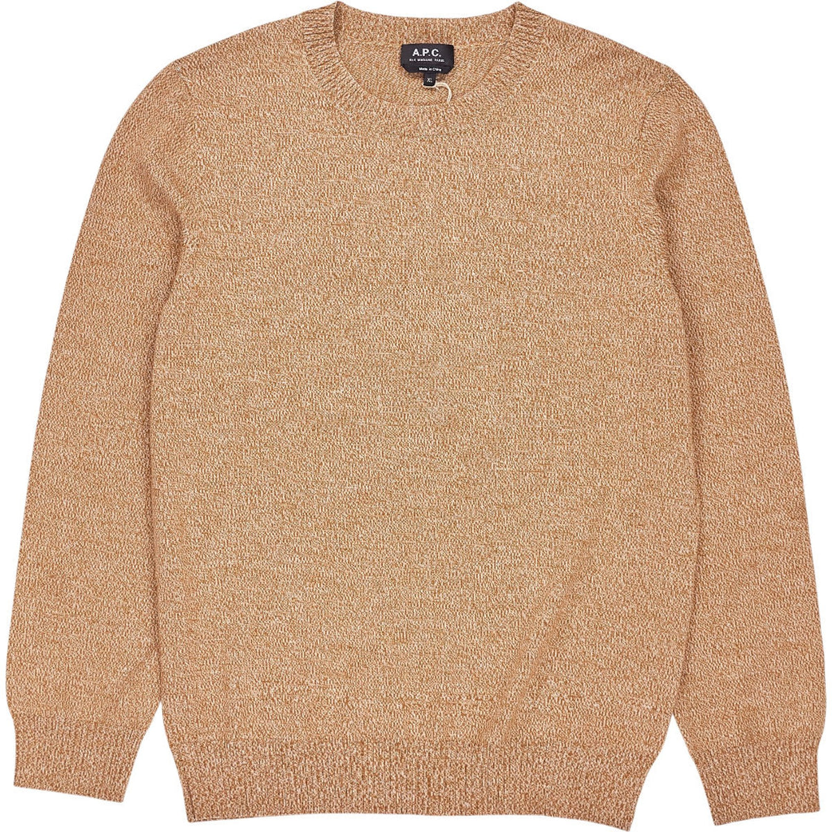 A.P.C. Camel Wool Knit Jumper