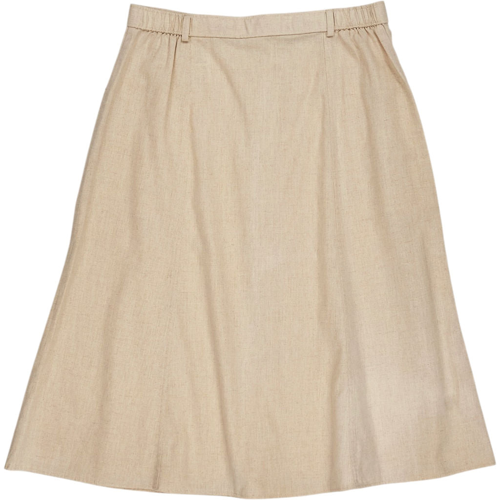 Marks & Spencer Beige Linen Blend Skirt