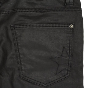 Hush Black Coated Jeans