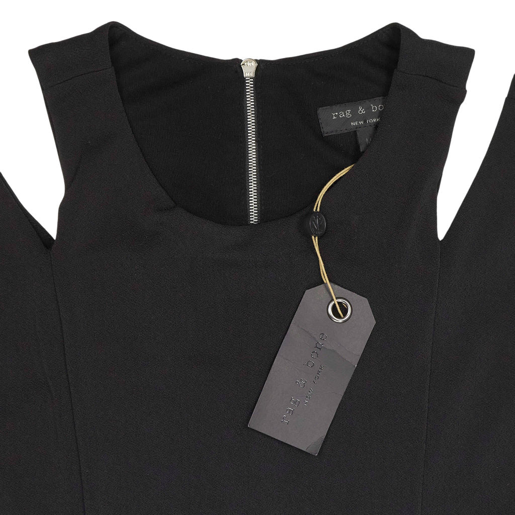 Rag & Bone Black Vela Top