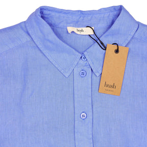 Hush Blue Heather Linen Shirt