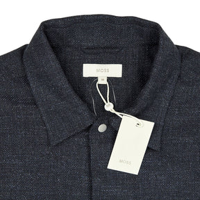 Moss Navy Cotton Overshirt