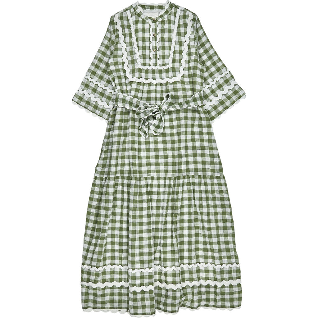 Bonte Aloe Greeb Fleurie Midi Dress
