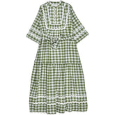Bonte Aloe Green Fleurie Midi Dress