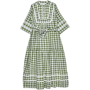 Bonte Aloe Green Fleurie Midi Dress