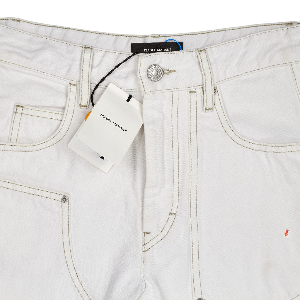 Isabel Marant White Orrick Jeans