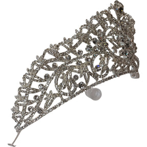 Silver Rhinestone Bridal Tiara