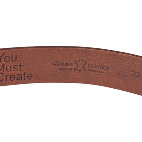 YMC Brown Leather Belt