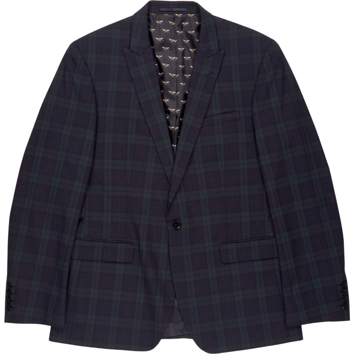 Limehaus Green Check Suit Jacket
