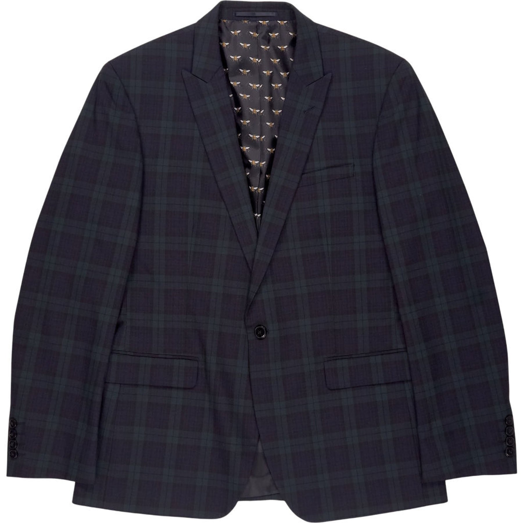 Limehaus Green Check Suit Jacket