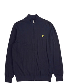 Lyle & Scott Navy Zip Cardigan