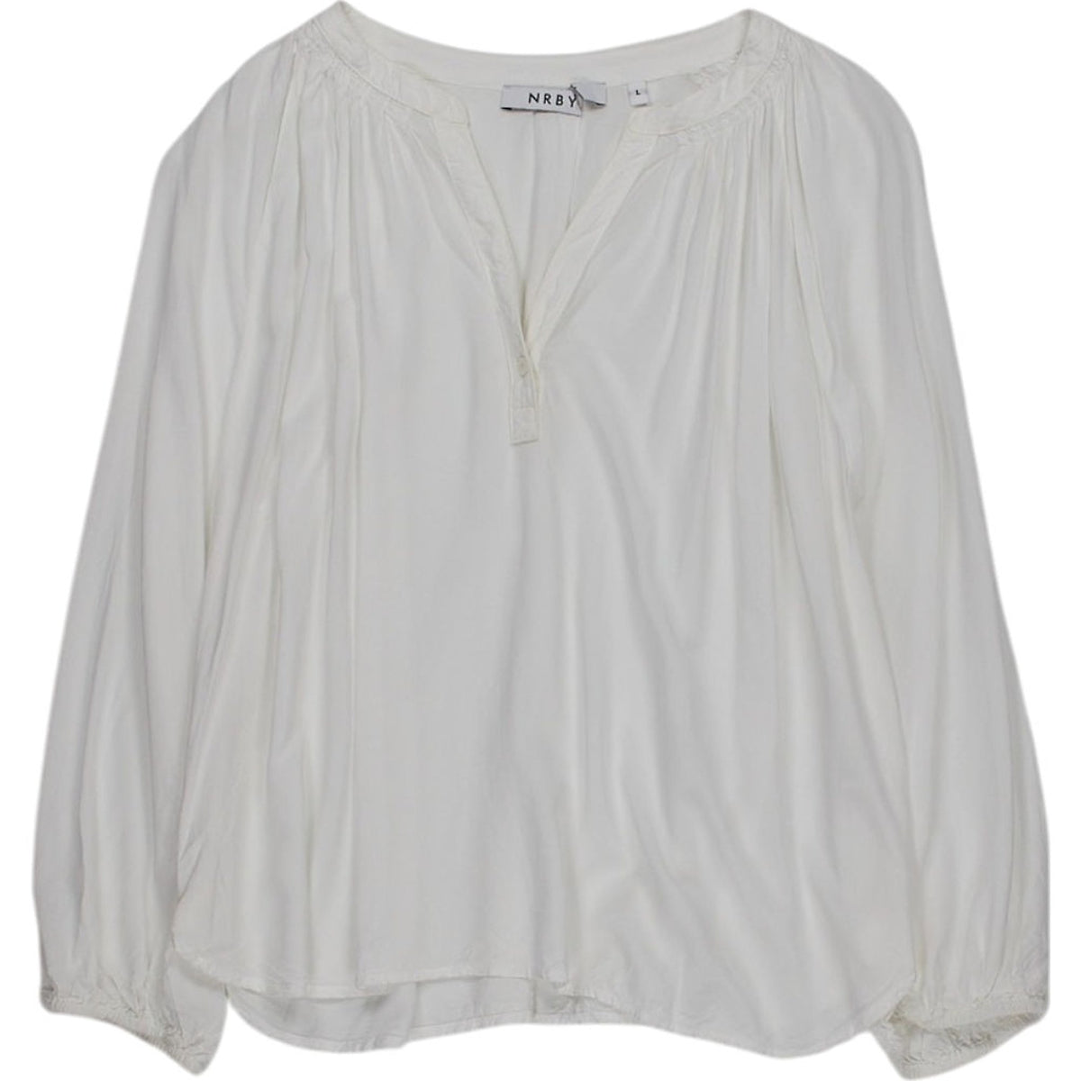 NRBY White Long Sleeve Blouse