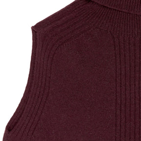 Beaufort & Blake Burgundy Sleeveless Knit Top
