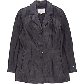 Vintage Nine West Black Leather Jacket