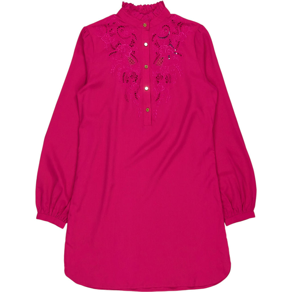 Juicy Couture Pink Cut Out Shirt Dress