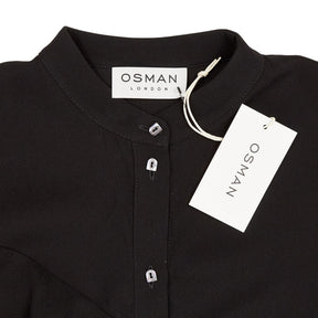 Osman Black Tiered Shirt