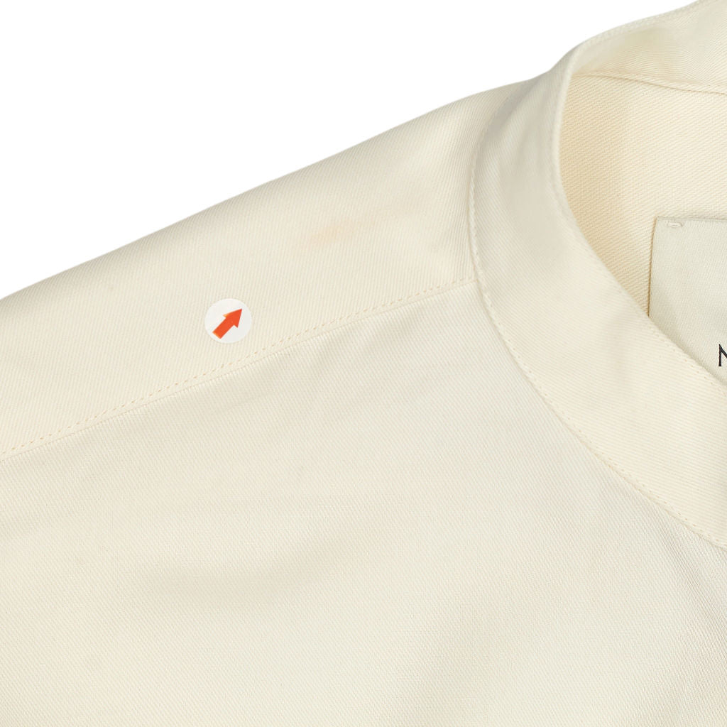 Studio Nicholson Milk Dry Drape Twill Shirt Dress