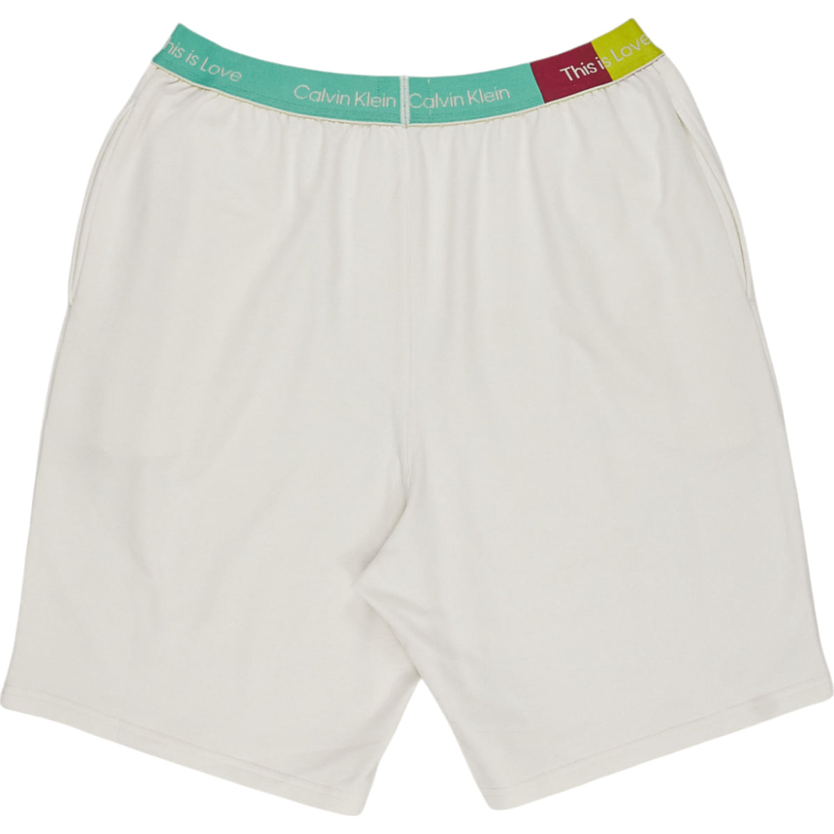 Calvin Klein White This is Love Lounge Shorts