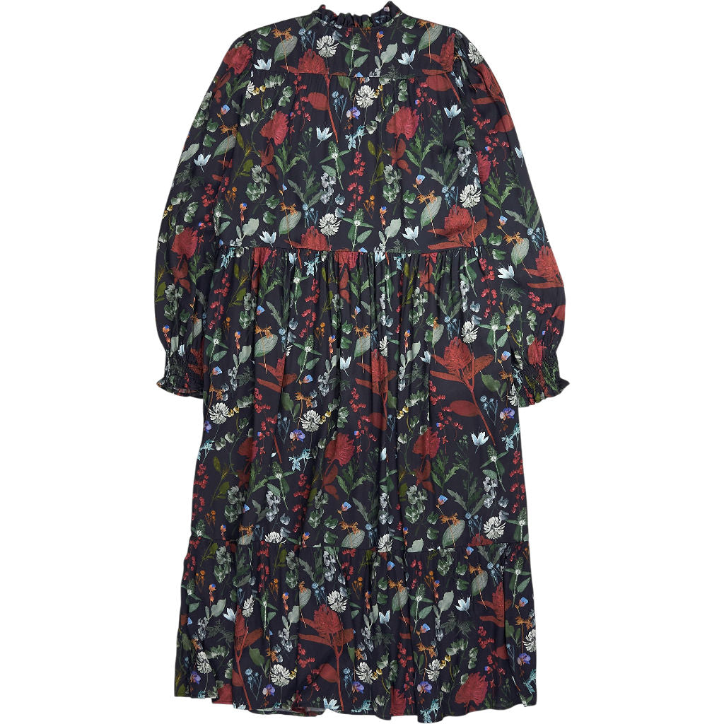 Baukjen Black Grace Printed Midi Dress