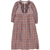 Bonte Cinnamon Blue Red Brown Seline Dress