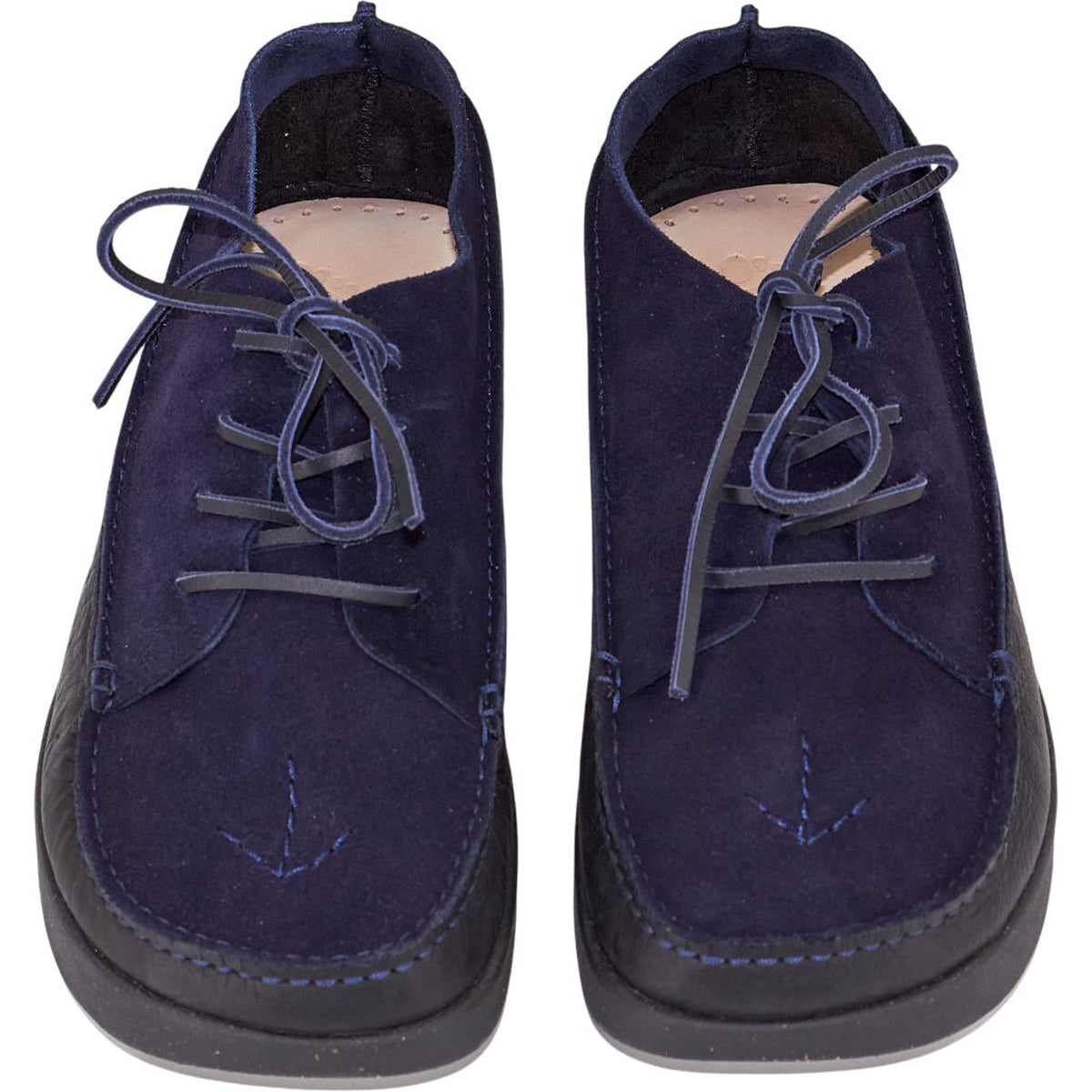 Yogi x Nigel Cabourn Navy & Black Finn II Shoes