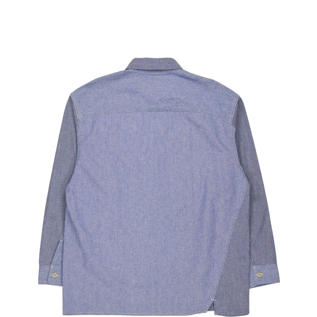 Red Ear Blue Cotton Shirt
