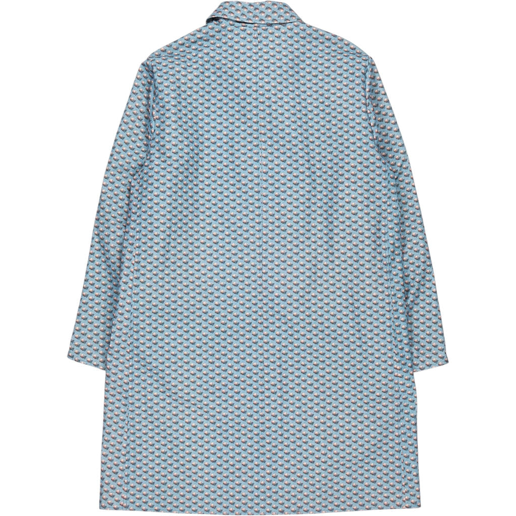 By Walid Blue Print Cotton Jacket