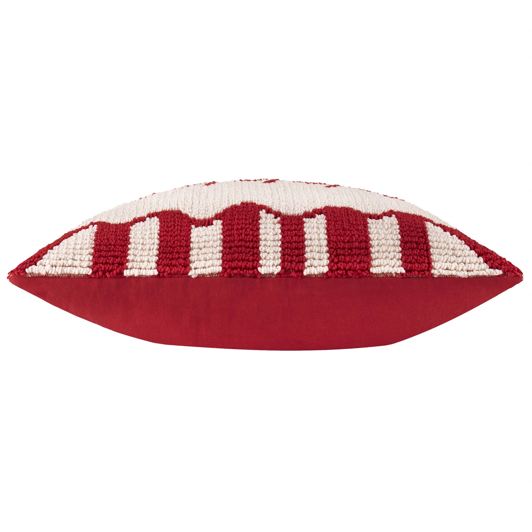 Candy Stripe 'Fa La La' Tufted Cushion