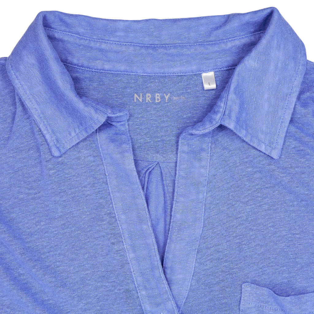 NRBY Blue Linen Shirt