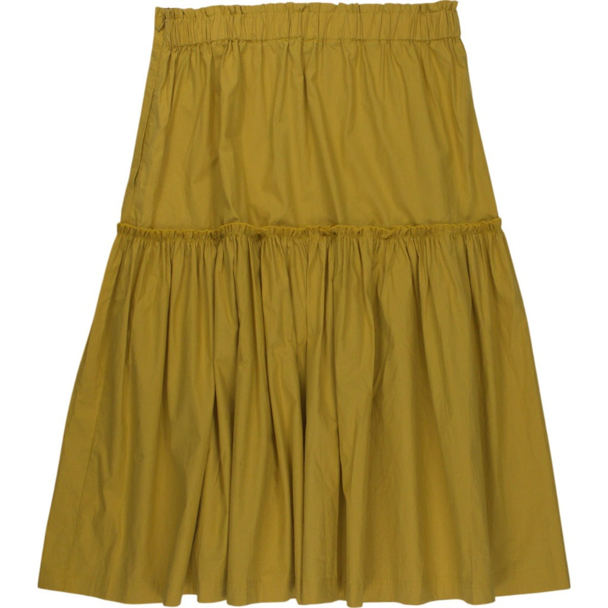 WYSE Yellow Tiered Skirt